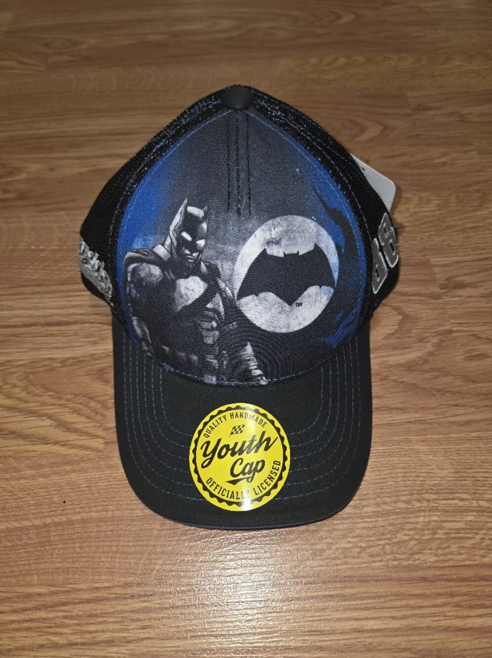 Dale Jr. #88 Batman Hat Youth NASCAR NWT Hendrick Motorsports Mesh Ajdustable
